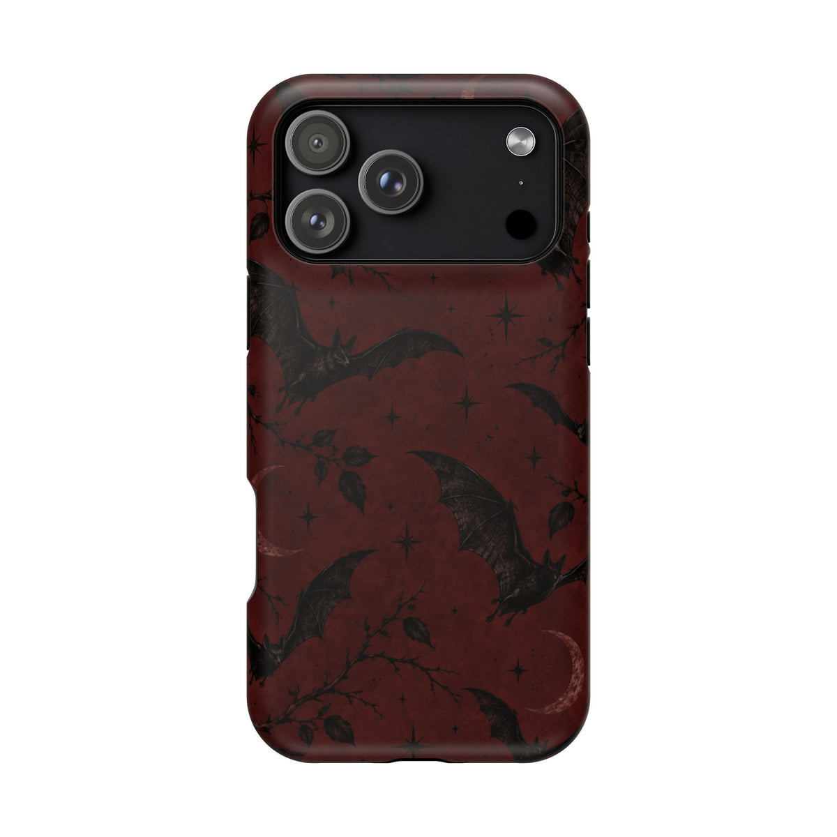 Gothic Bat Moon Magnetic Phone Case, alternate view