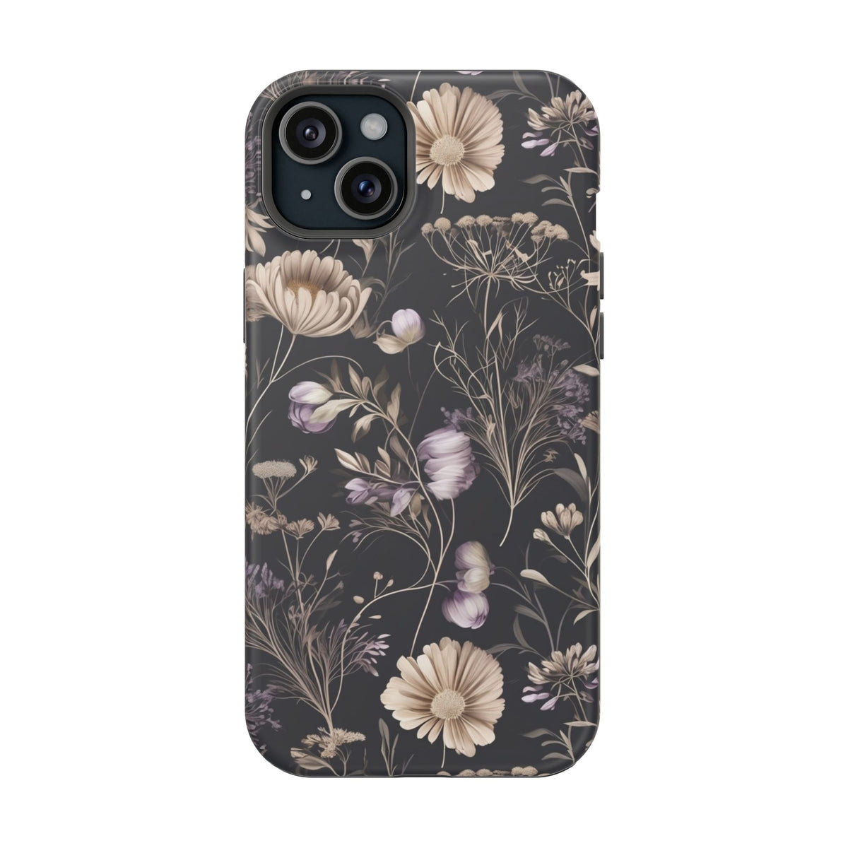 Dark Floral Magnetic Phone Case, alternate view