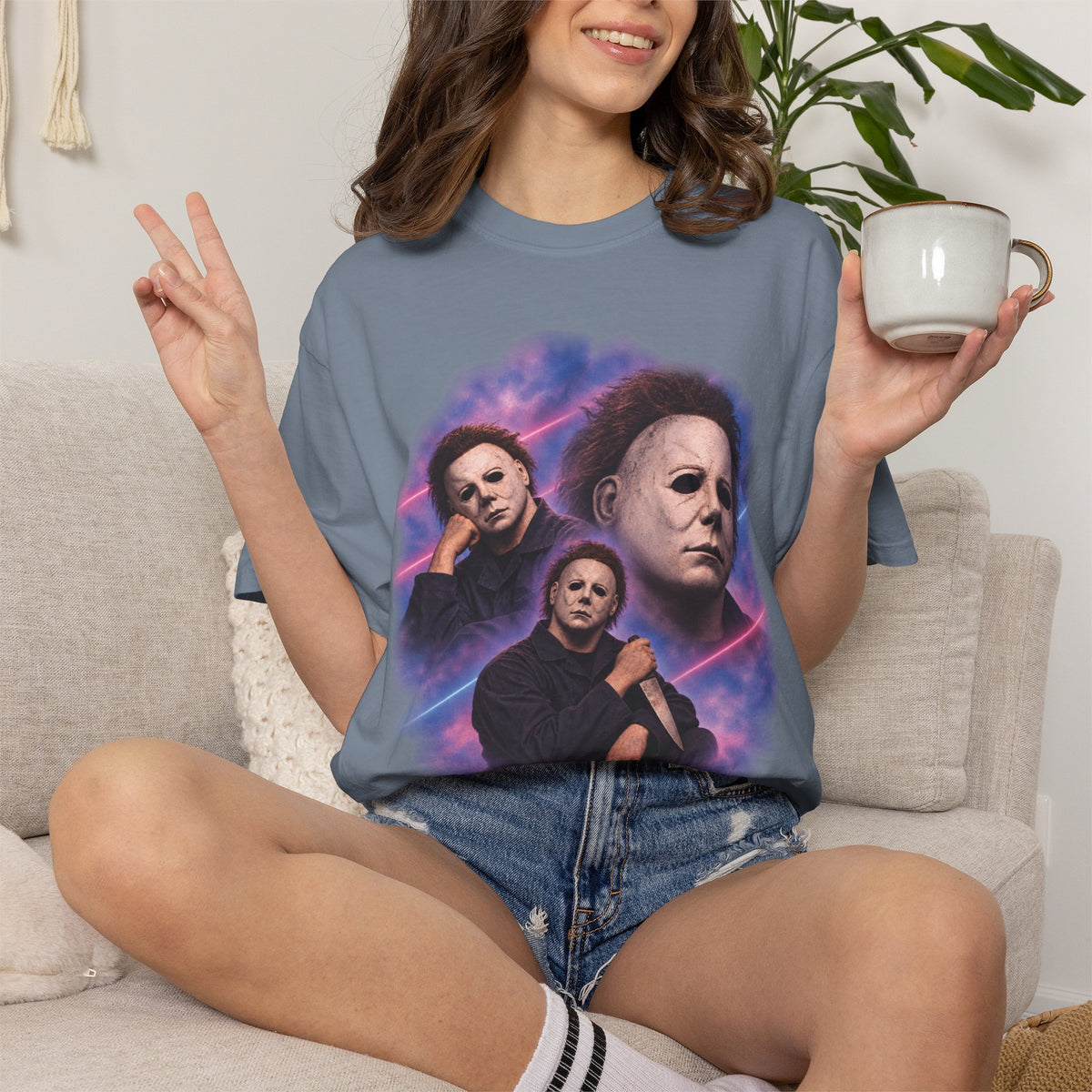 Michael Myers 80's Portrait Tee