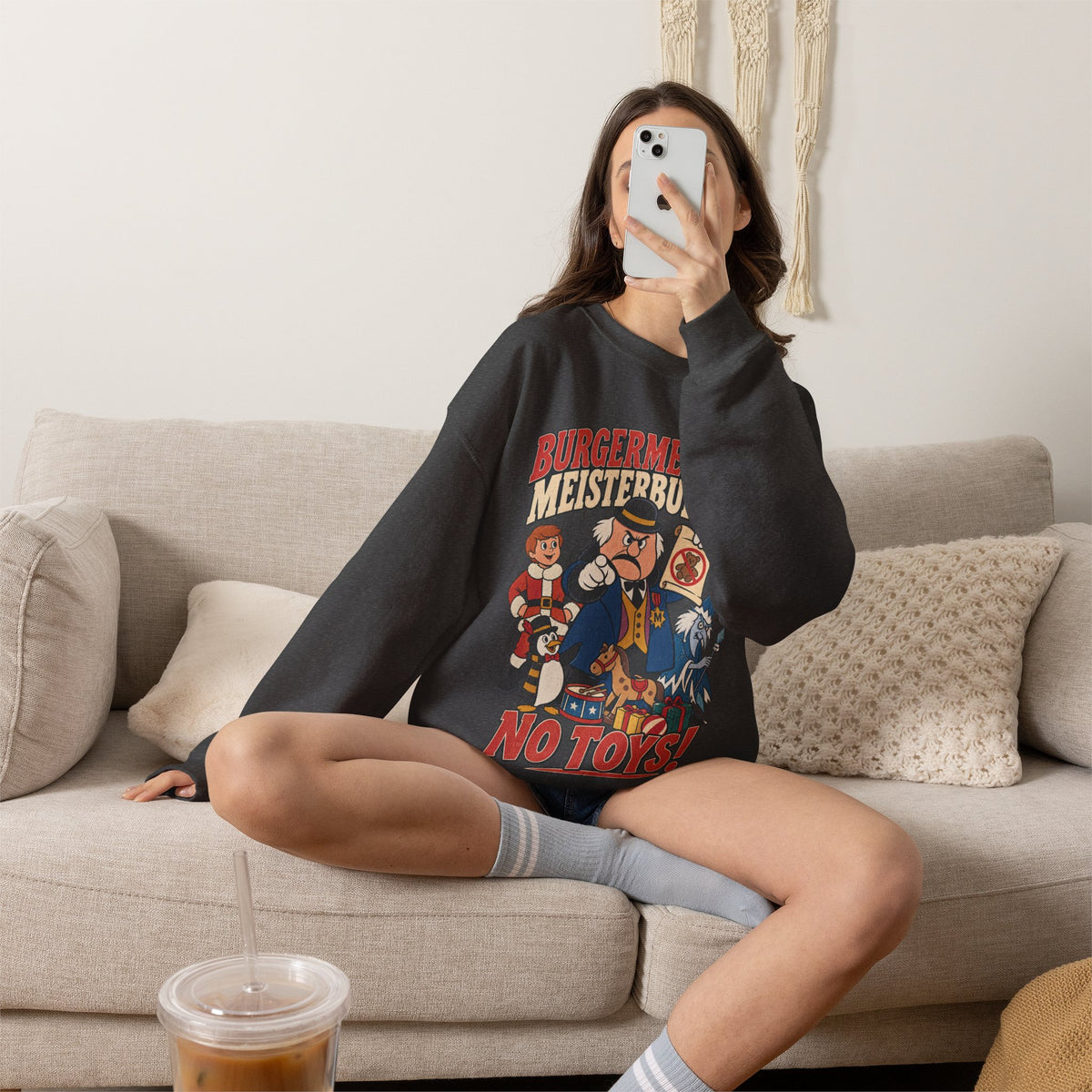 Meisterburger 'No Toys!' Crewneck Sweatshirt