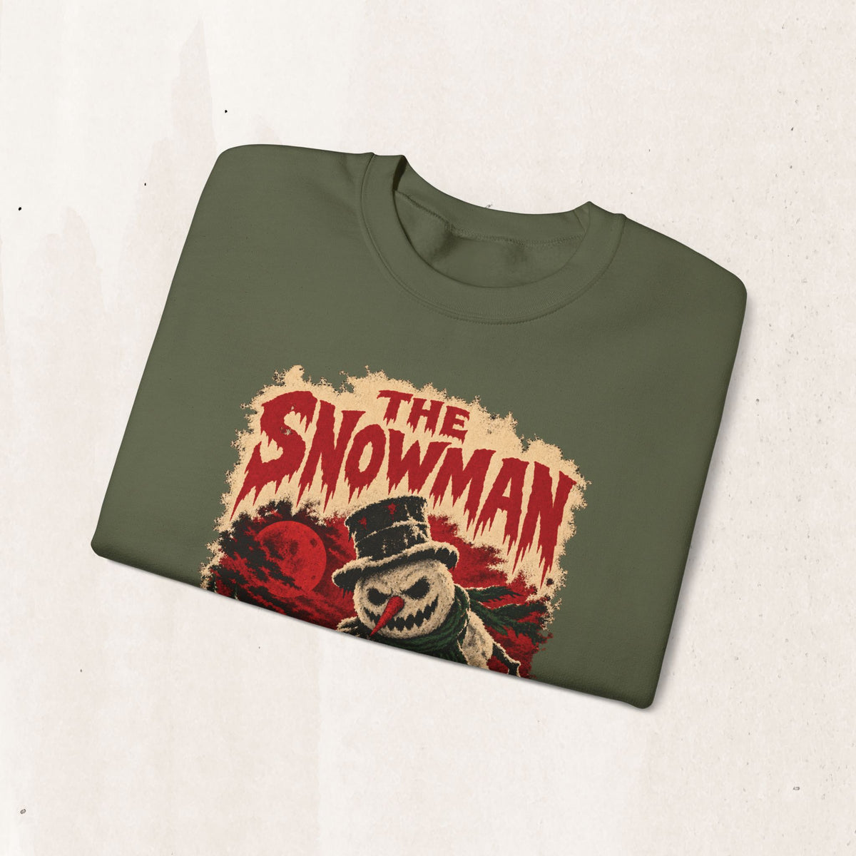 The Snowman Vintage Horror Movie Poster sweatshirt