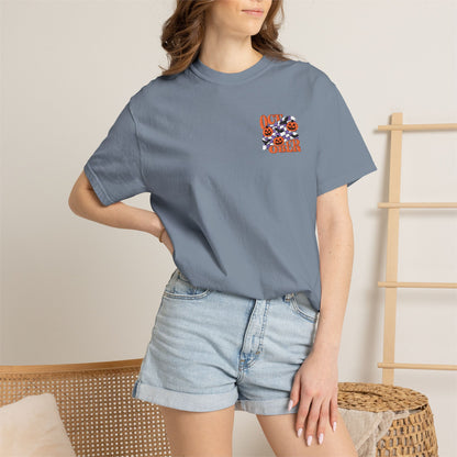 Embroidered Retro "October" Halloween Tee