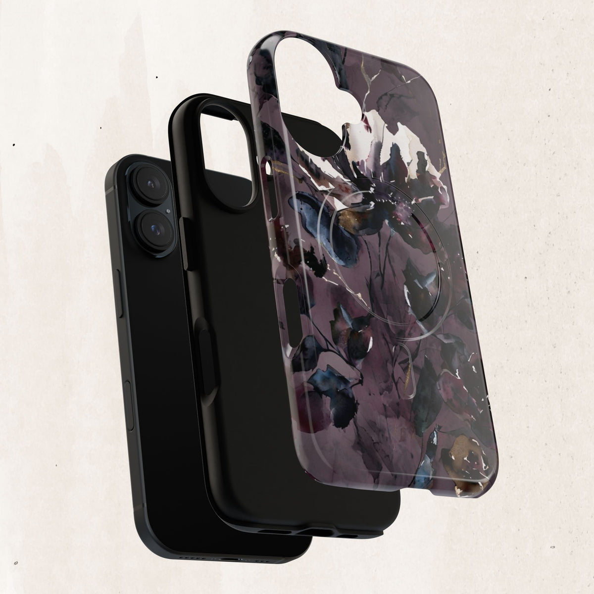 Floral Noir Magnetic Phone Case