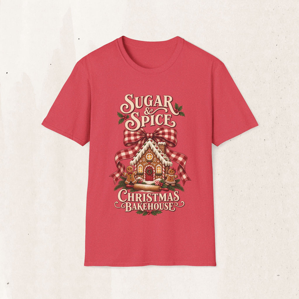 Sugar & Spice Gingerbread Christmas Tee