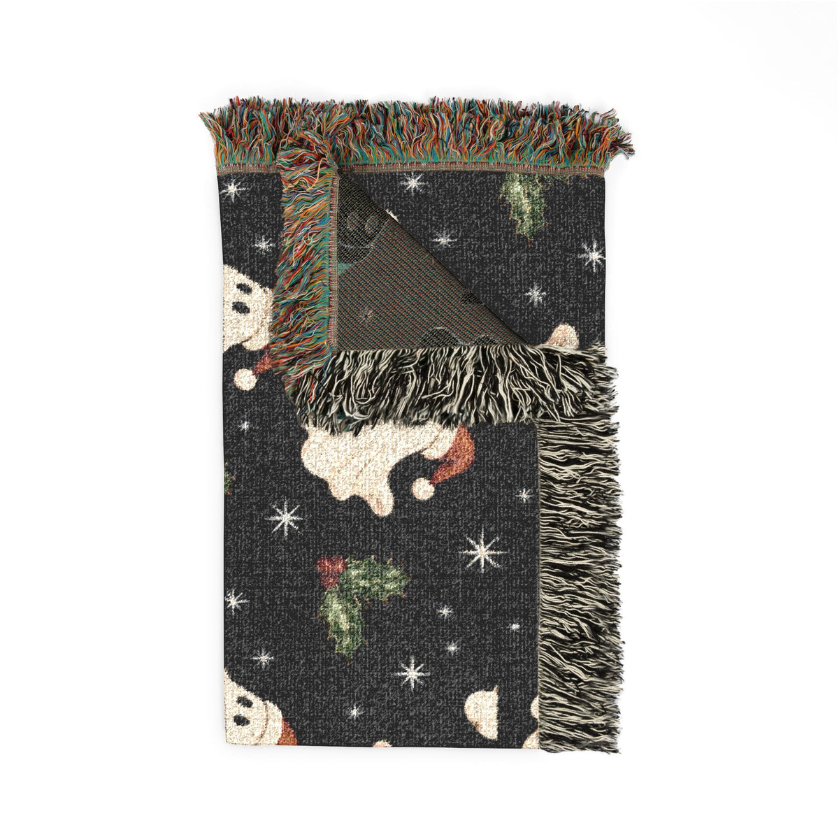 Christmas Ghost Woven Blanket, alternate view