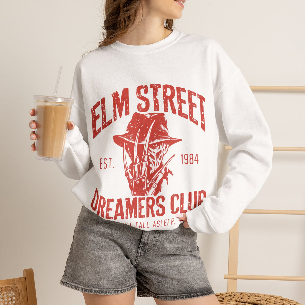 Elm Street Dreamers Club Crewneck Sweatshirt