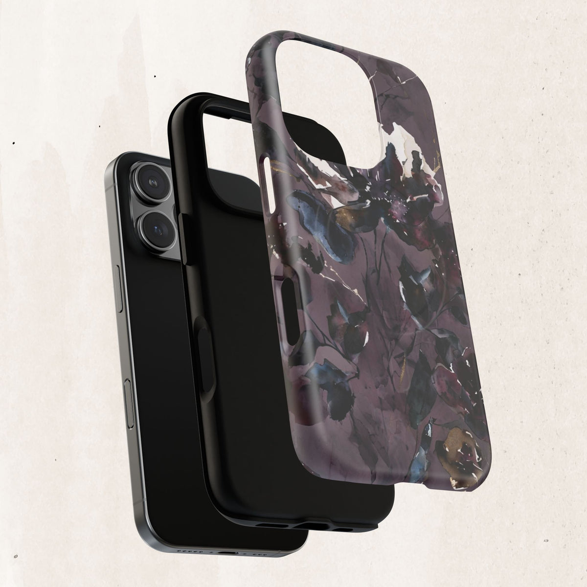 Floral Noir Magnetic Phone Case