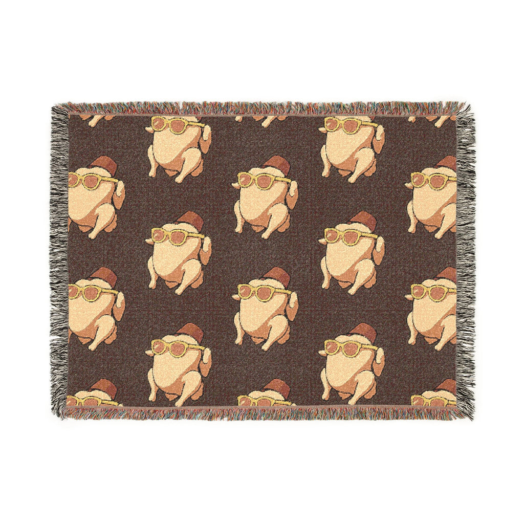 FRIENDS Turkey Pattern Woven Blanket Printify