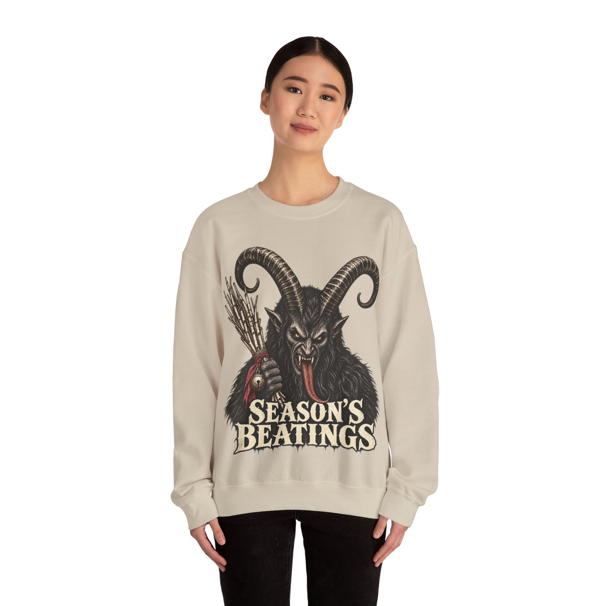 Krampus Christmas Crewneck Sweatshirt