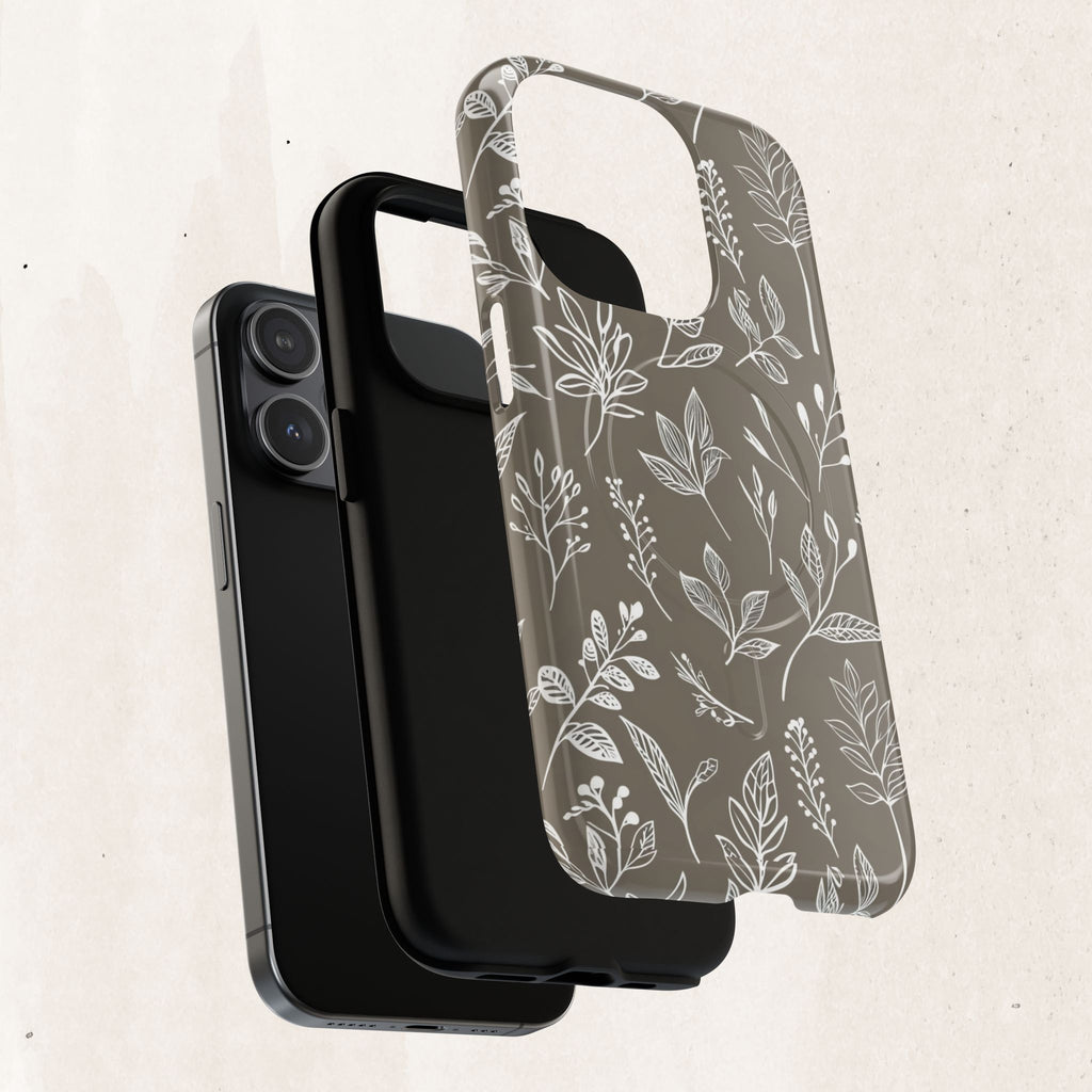 Botanical Leaf Tough Magnetic Phone Case