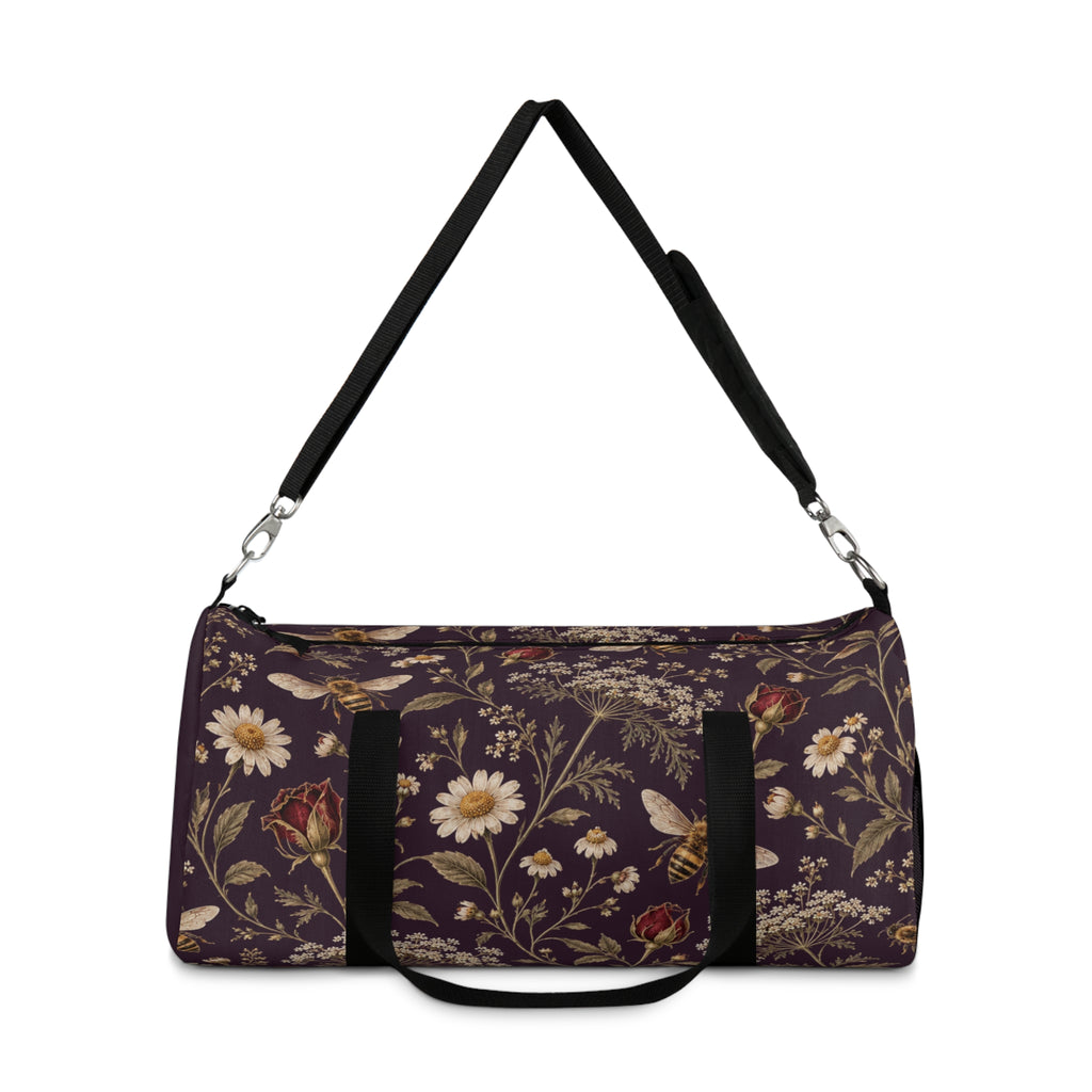 Vintage Floral Duffel Bag