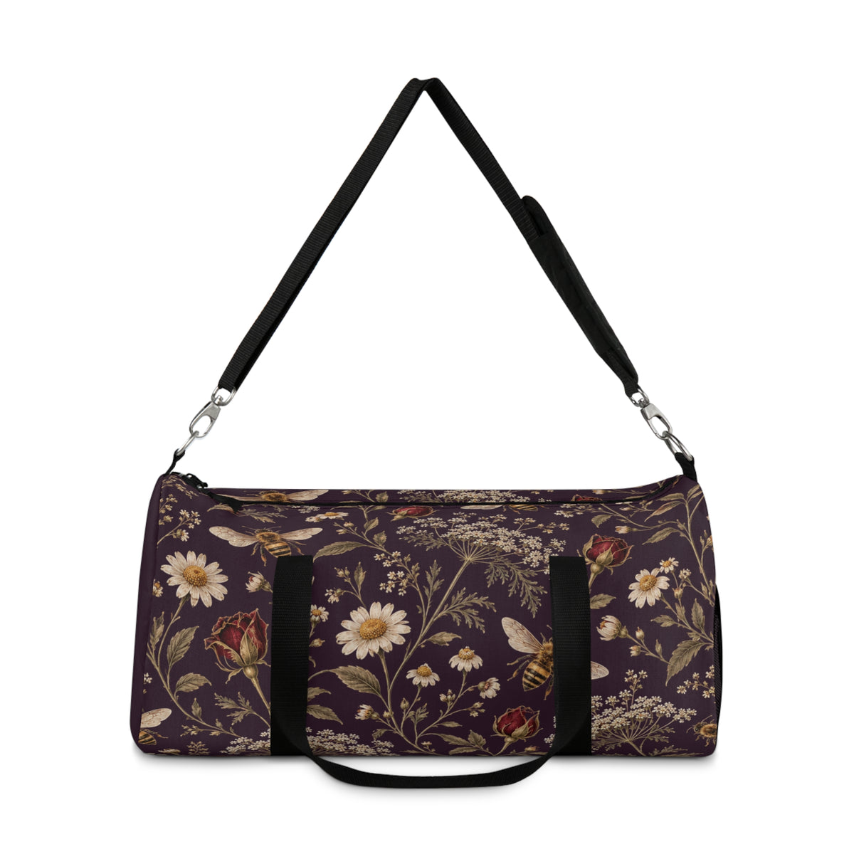 Vintage Floral Duffel Bag