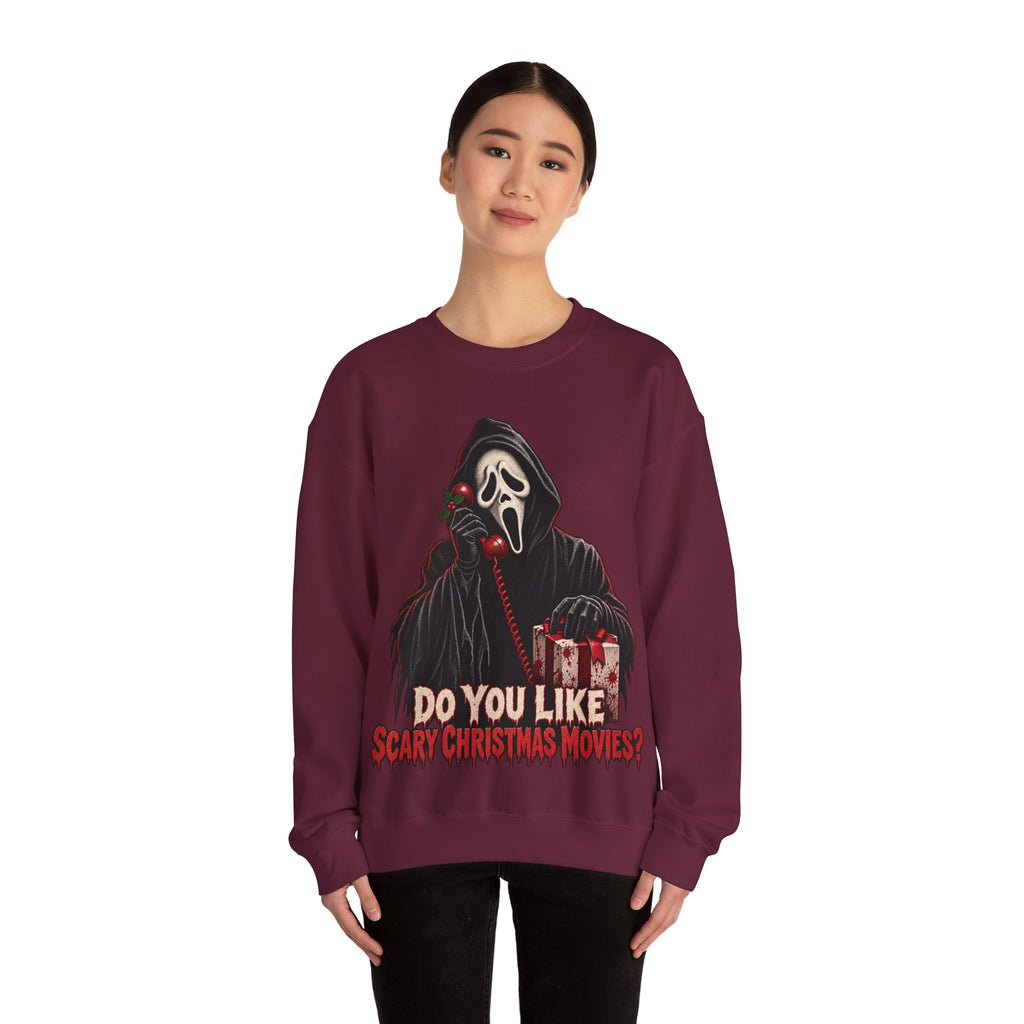 Ghostface "Do You Like Scary Movies?" Crewneck Sweatshirt