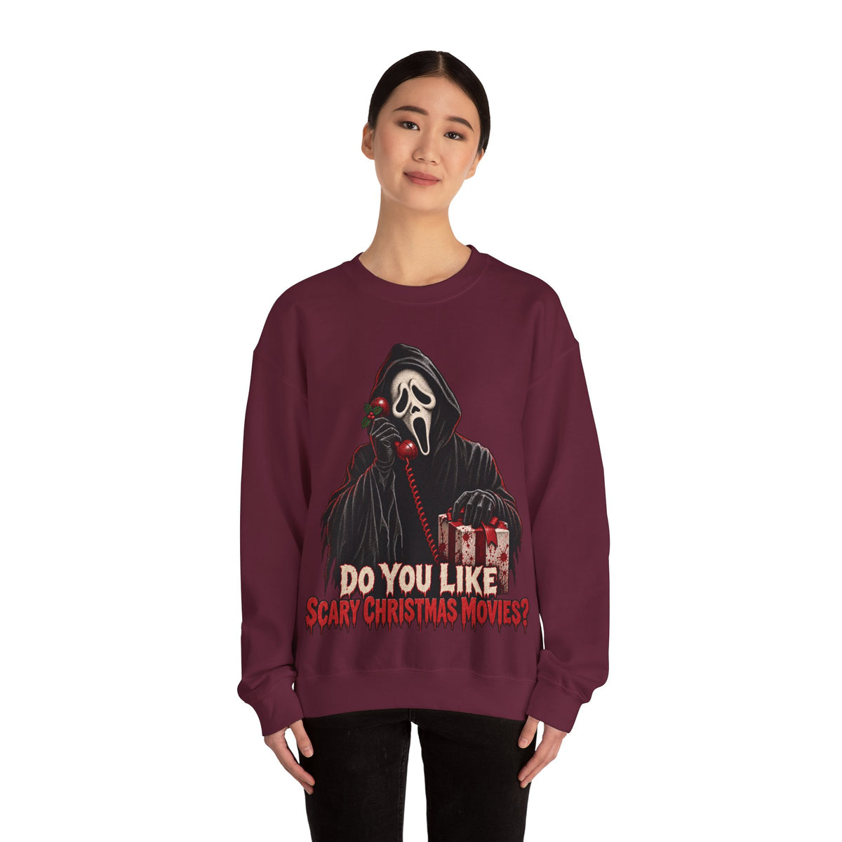Ghostface "Do You Like Scary Movies?" Crewneck Sweatshirt