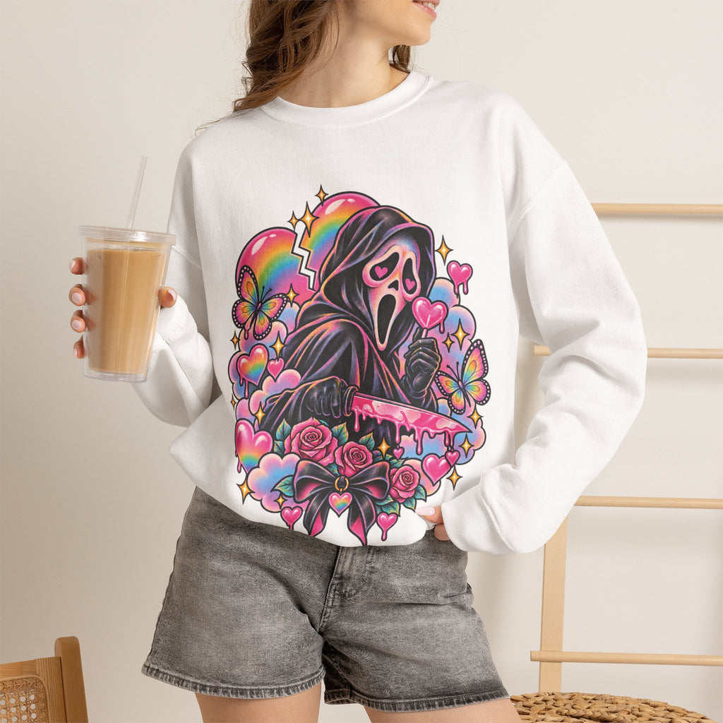 Ghostface Rainbow Crewneck Sweatshirt