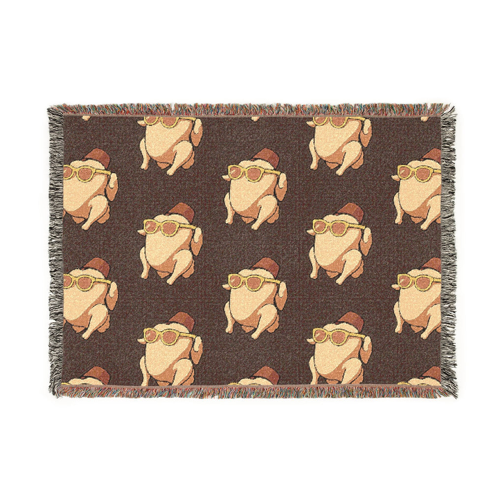 FRIENDS Turkey Pattern Woven Blanket Printify