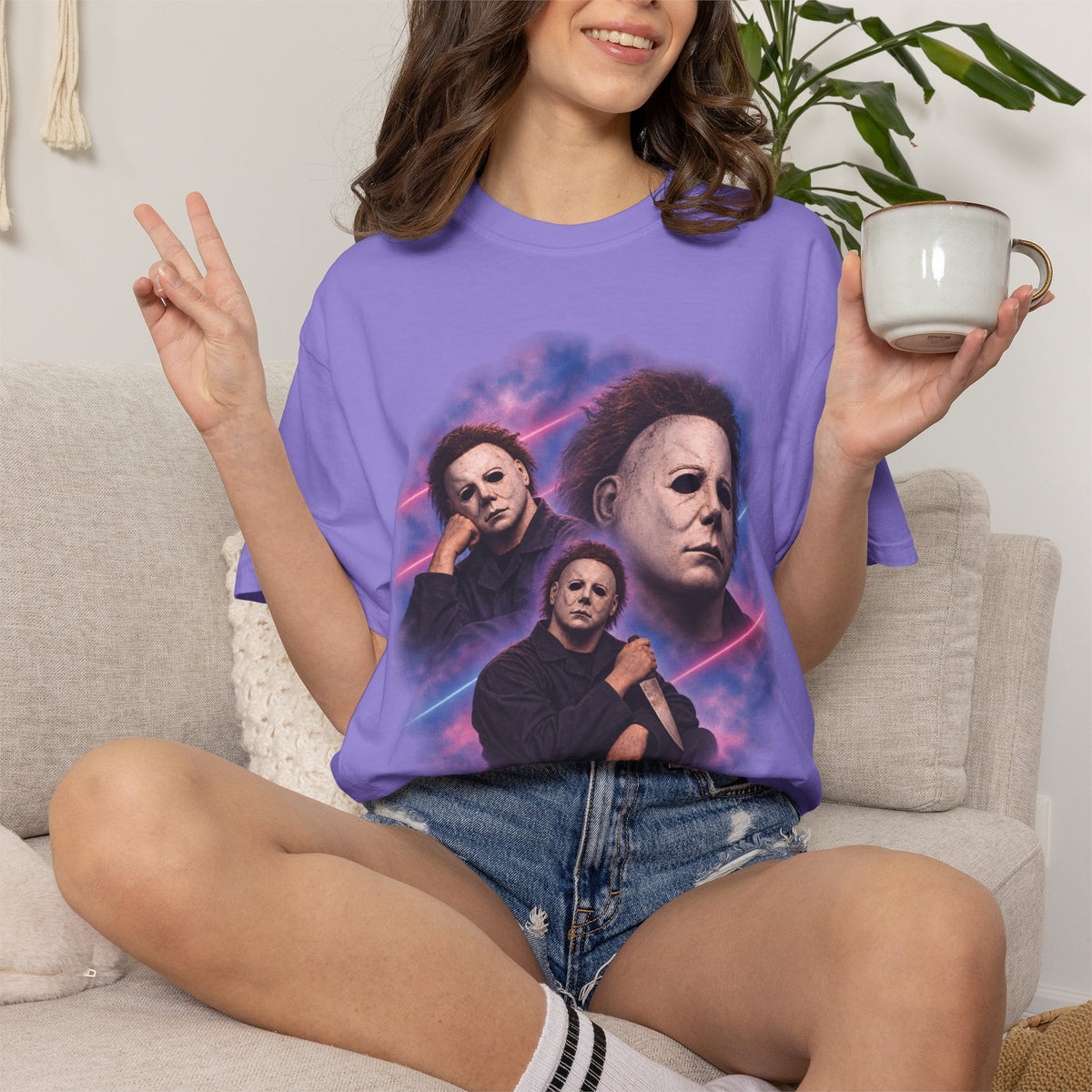 Michael Myers 80's Portrait Tee