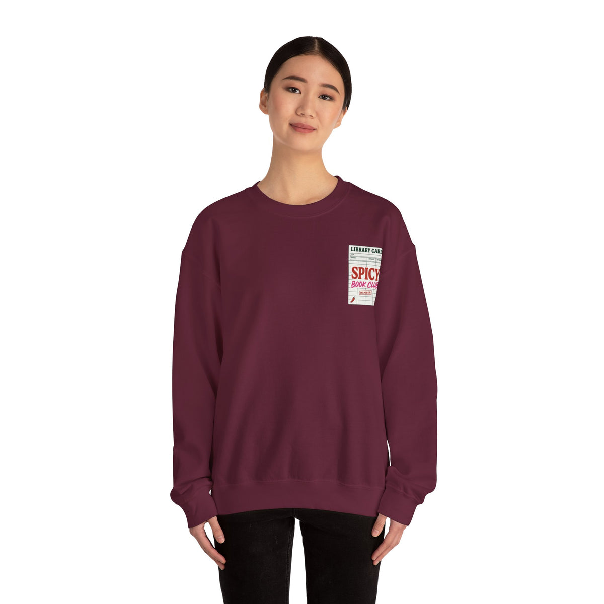 Spicy Book Club Crewneck Sweatshirt Printify