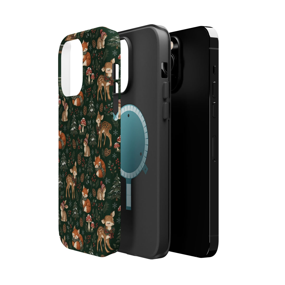 Woodland Fox & Deer MagSafe Phone Case, alternate view