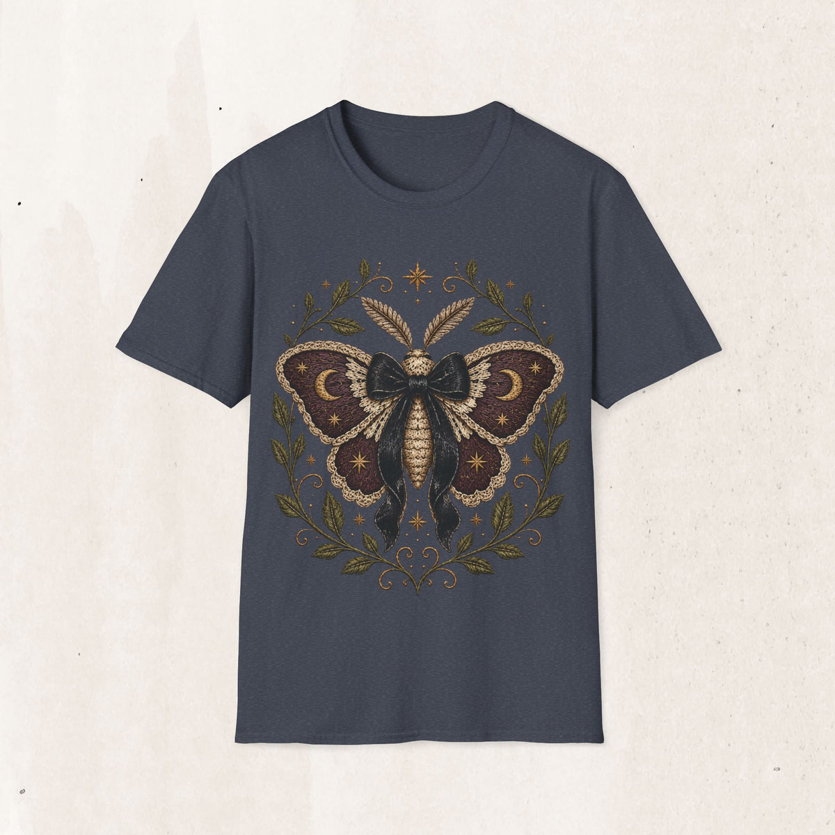 Golden Moon & Botanical Moth Tee