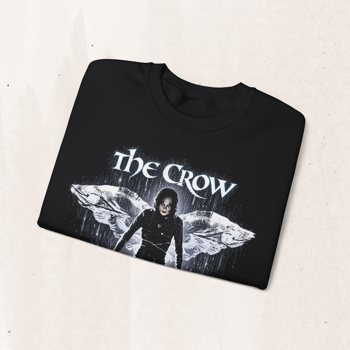 The Crow Graphic Crewneck Sweatshirt in Black, alternate view