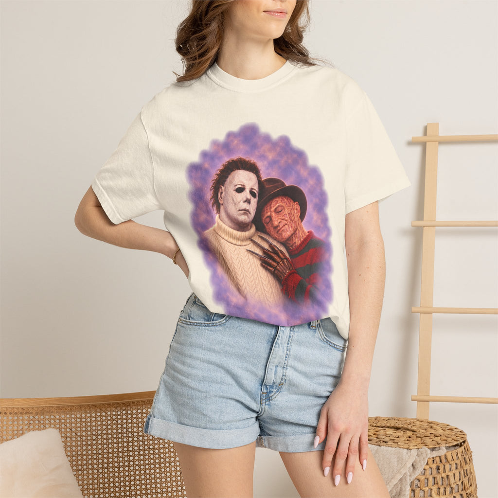 Michael Myers & Freddy Kreuger 80's Portrait Tee