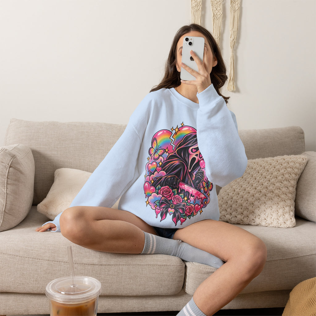 Ghostface Rainbow Crewneck Sweatshirt