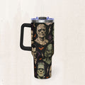 Universal Monsters Tumbler (40 oz) – Retro Horror Insulated Cup – Black