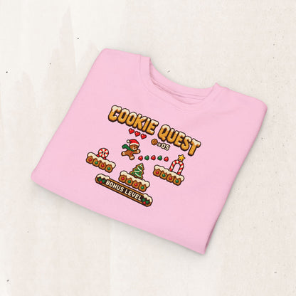 Christmas Cookie Quest Toddler Sweatshirt