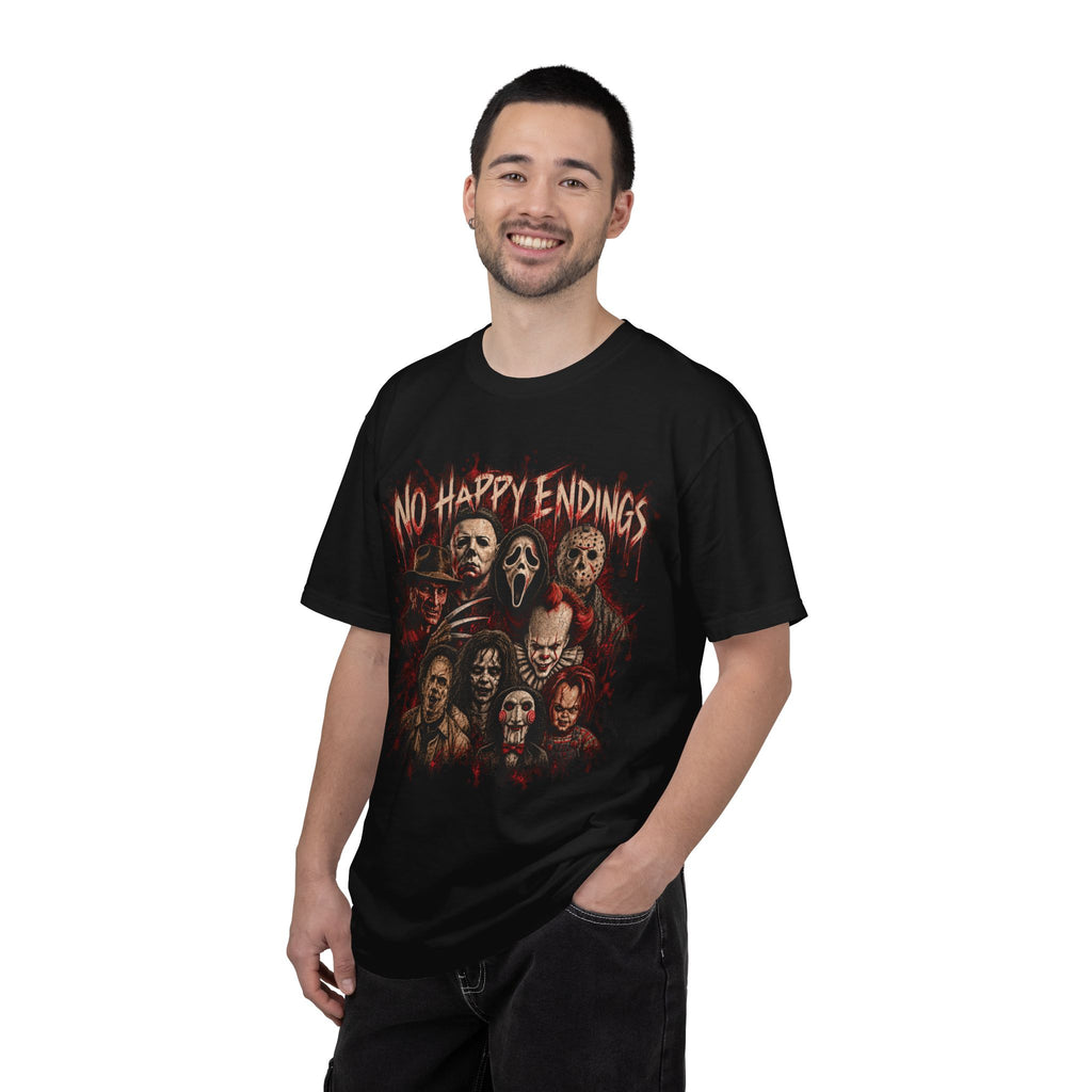 Horror Icons "No Happy Endings" Tee