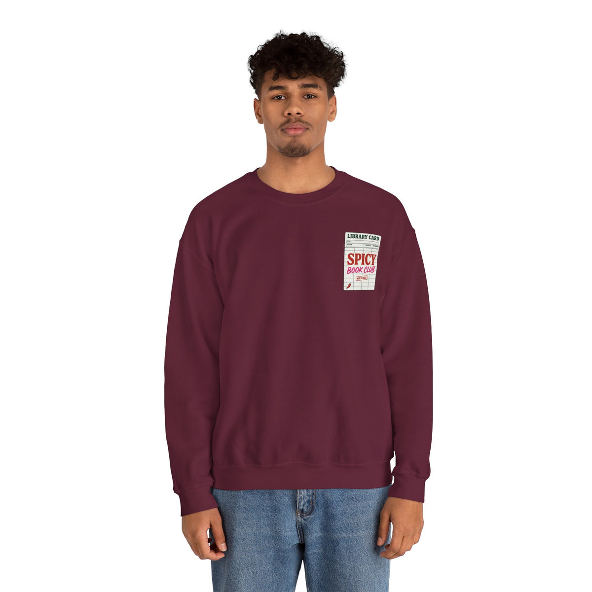 Spicy Book Club Crewneck Sweatshirt Printify