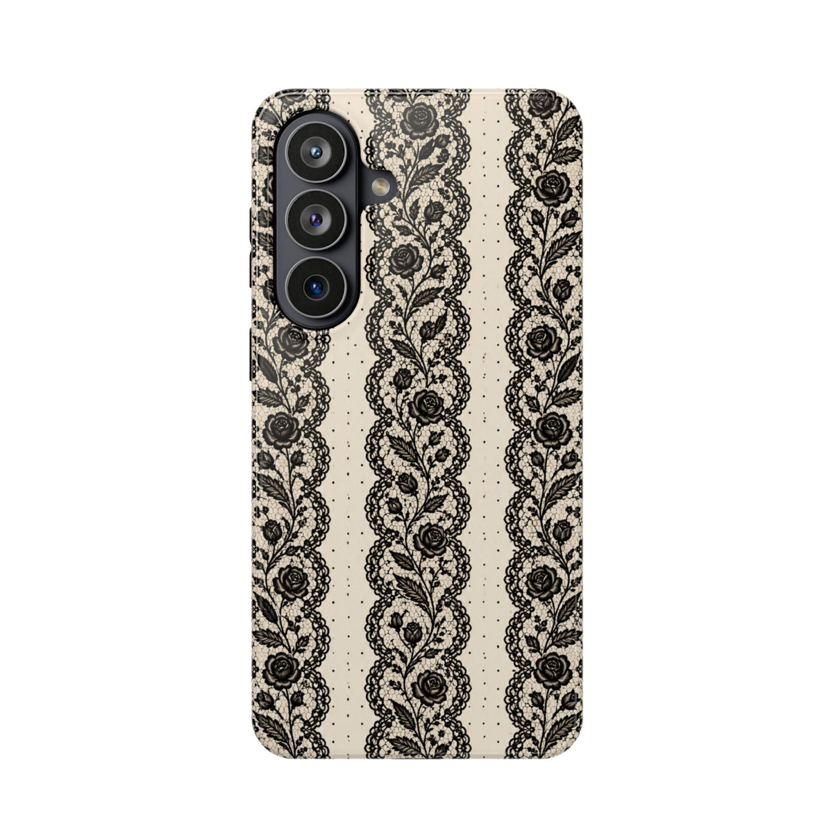 Lace Stripes Magnetic Phone Case, alternate view
