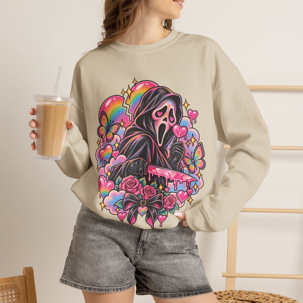 Ghostface Rainbow Crewneck Sweatshirt