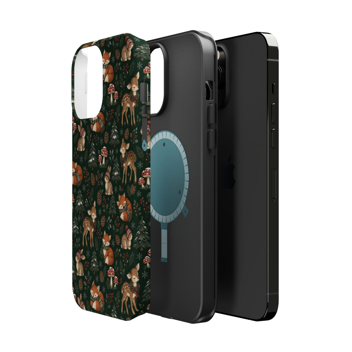 Woodland Fox & Deer MagSafe Phone Case, alternate view