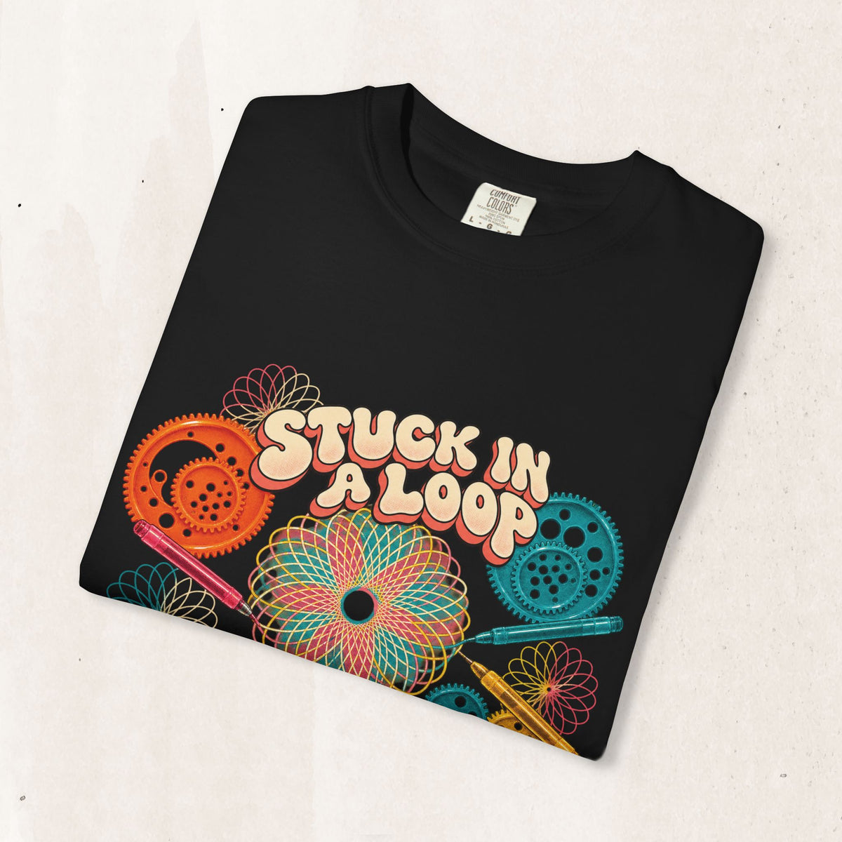 Retro Spirograph Graphic Tee