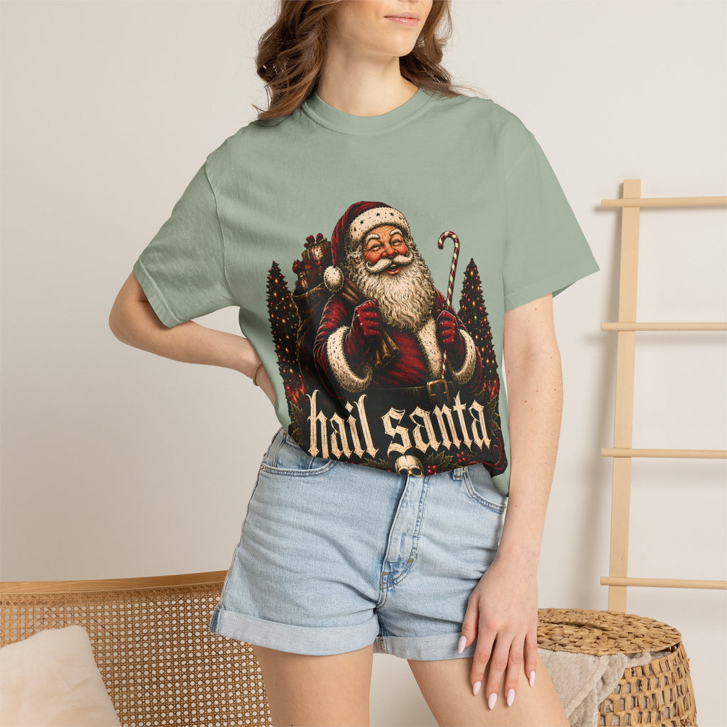 Hail Santa Vintage Graphic Tee