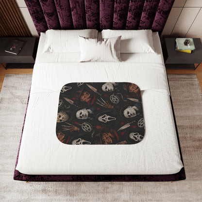 Horror Icons Sherpa Blanket