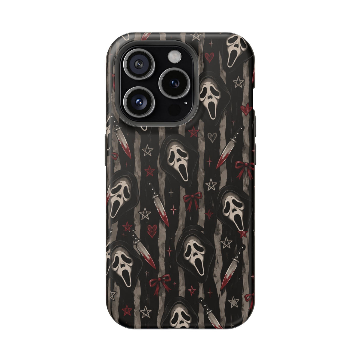 Ghostface Pattern iPhone Case, alternate view