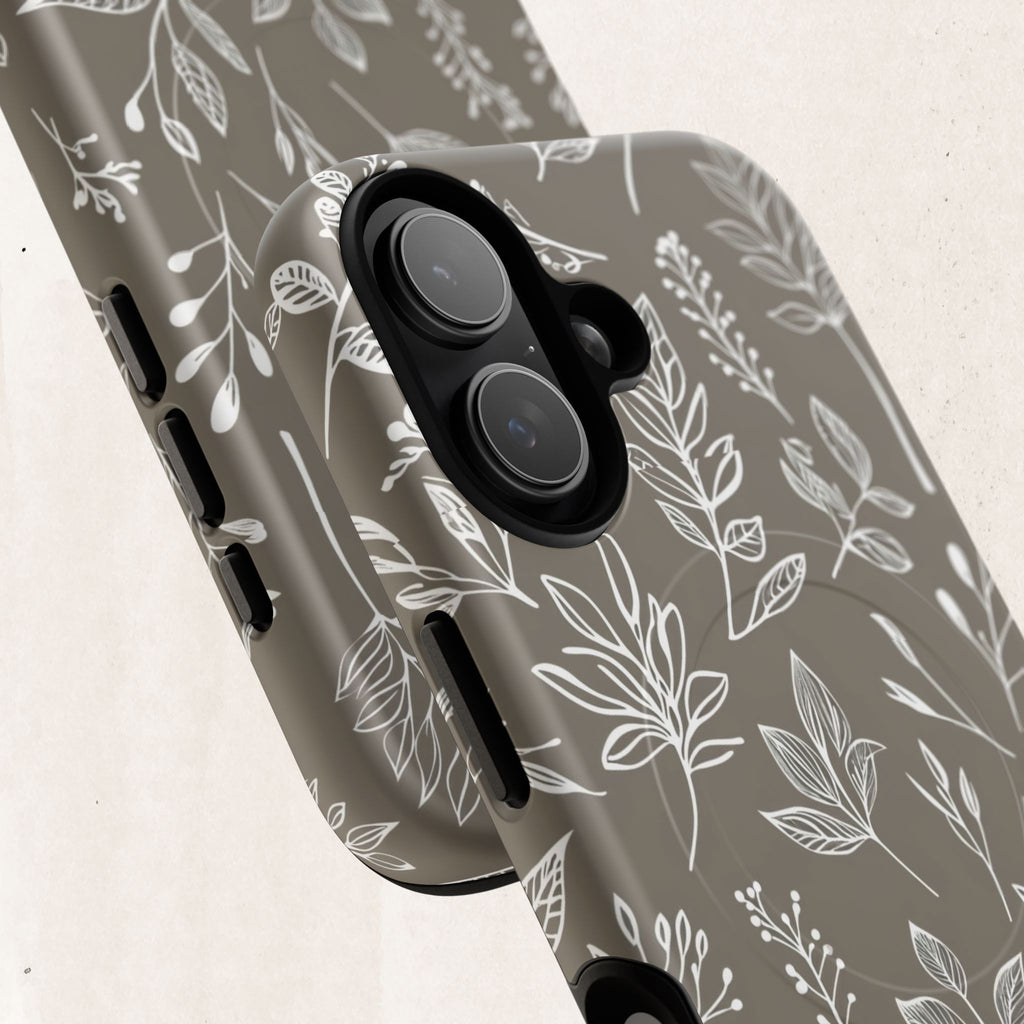 Botanical Leaf Tough Magnetic Phone Case