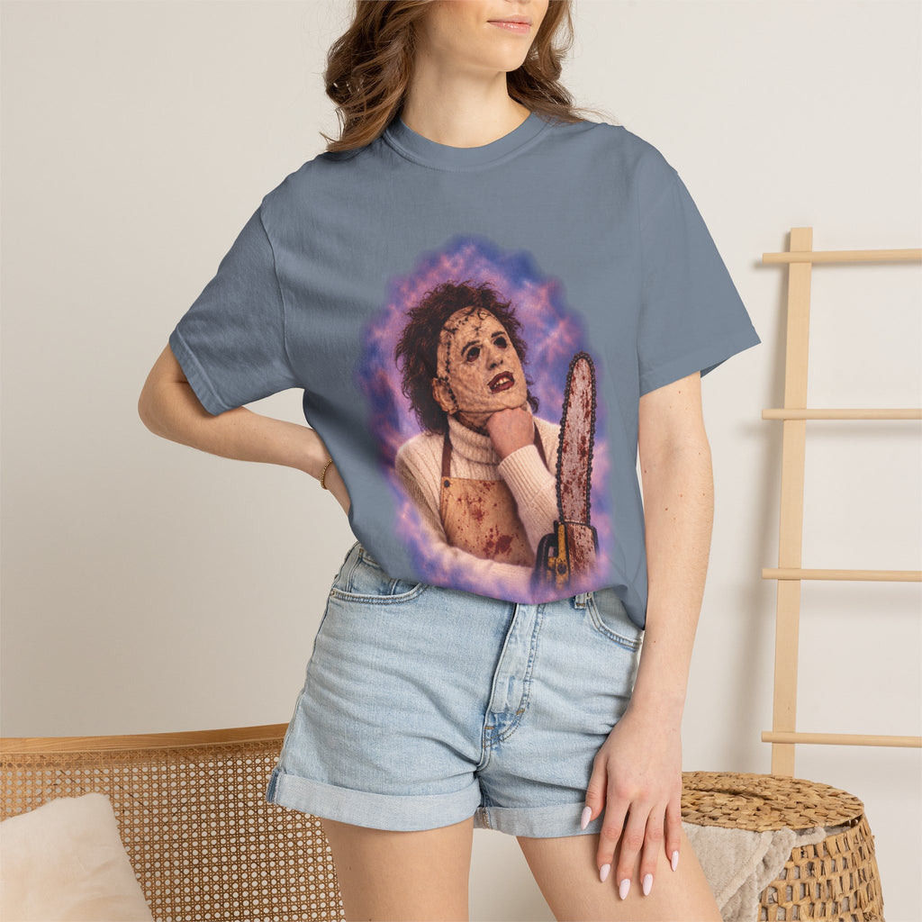 Leatherface 80's Portrait Tee