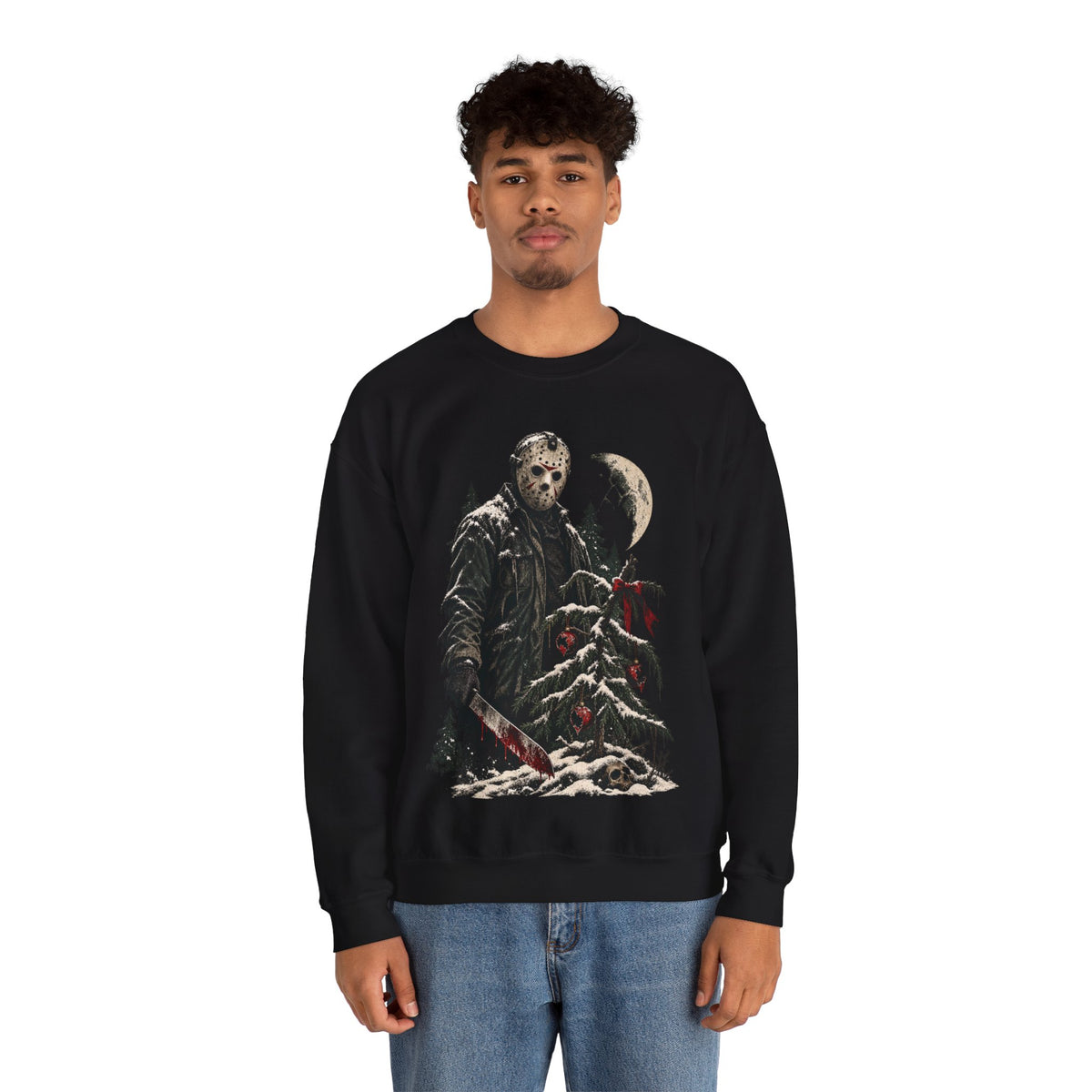 Jason Vorhees Christmas Crewneck Sweatshirt