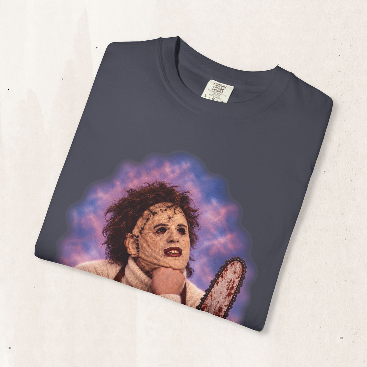 Leatherface 80's Portrait Tee