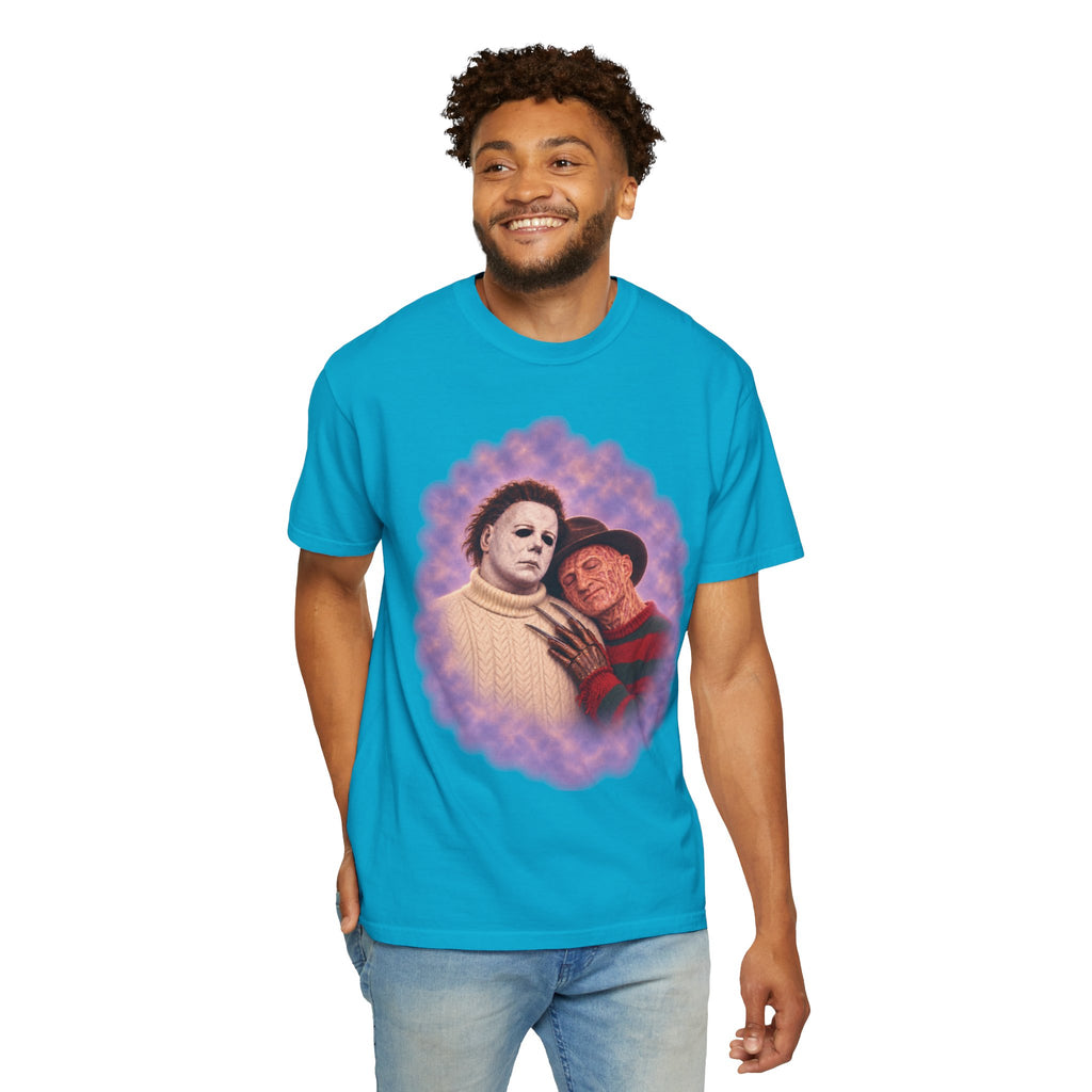 Michael Myers & Freddy Kreuger 80's Portrait Tee