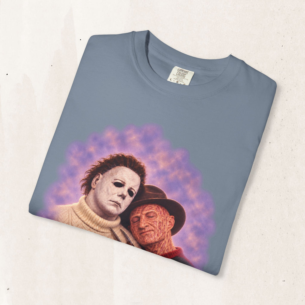 Michael Myers & Freddy Kreuger 80's Portrait Tee