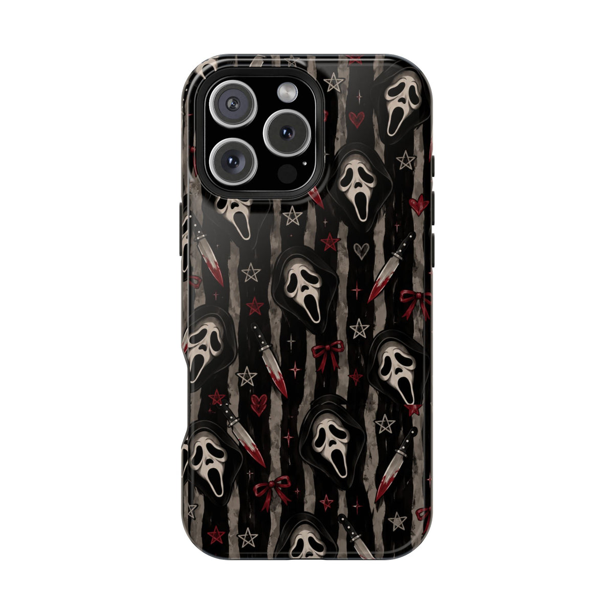 Ghostface Pattern iPhone Case, alternate view