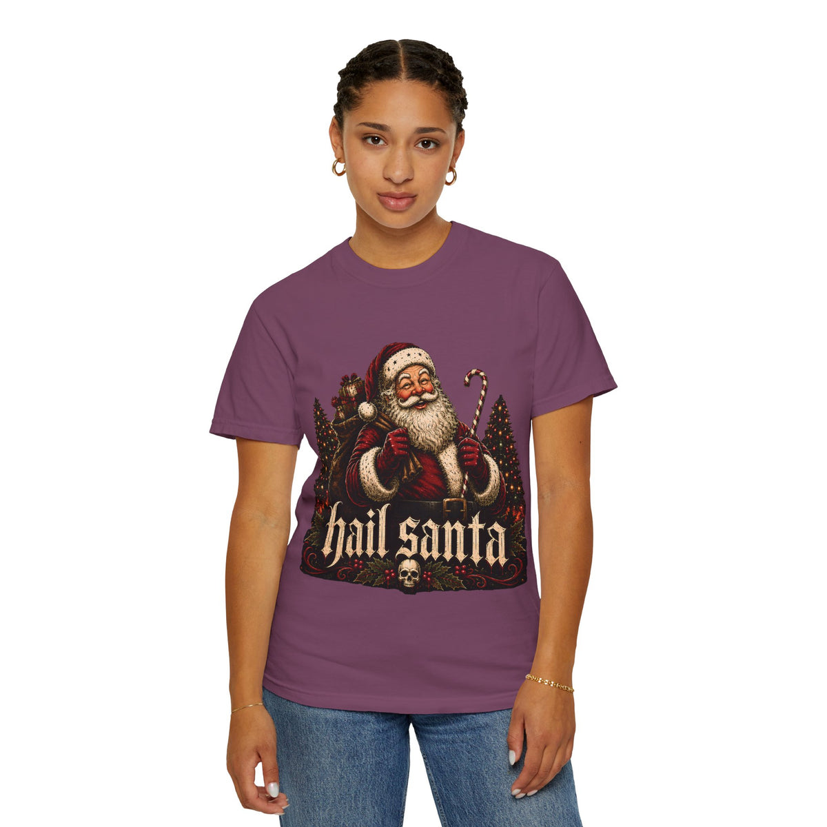 Hail Santa Vintage Graphic Tee
