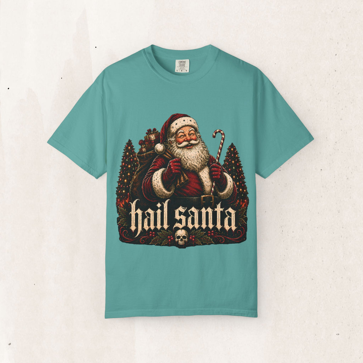 Hail Santa Vintage Graphic Tee