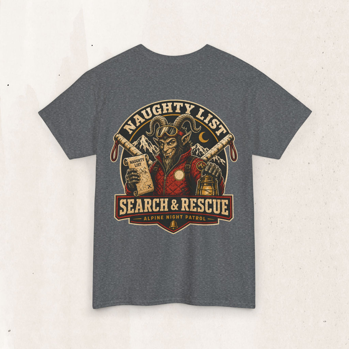 Naughty List Search & Rescue Graphic Tee