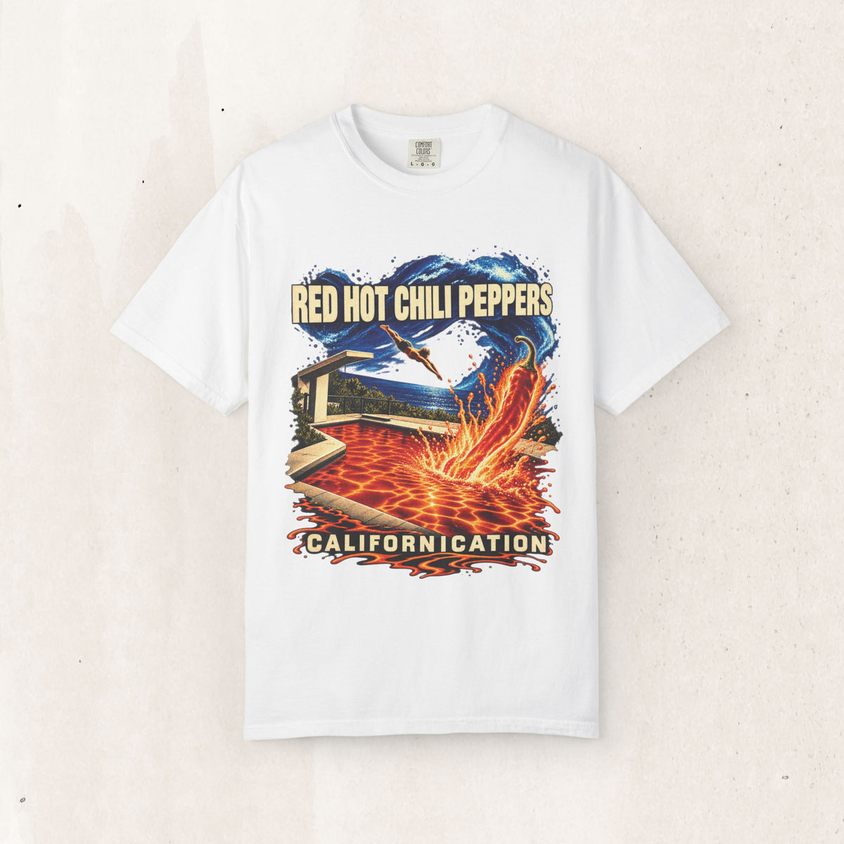 Red Hot Chili Peppers Band Tee – White
