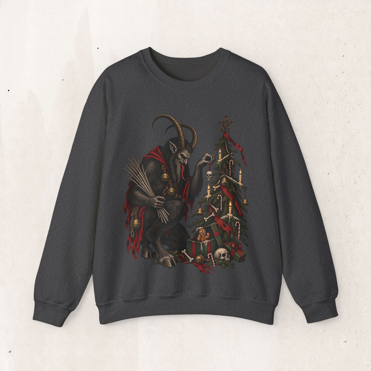 Krampus Christmas Crewneck Sweatshirt